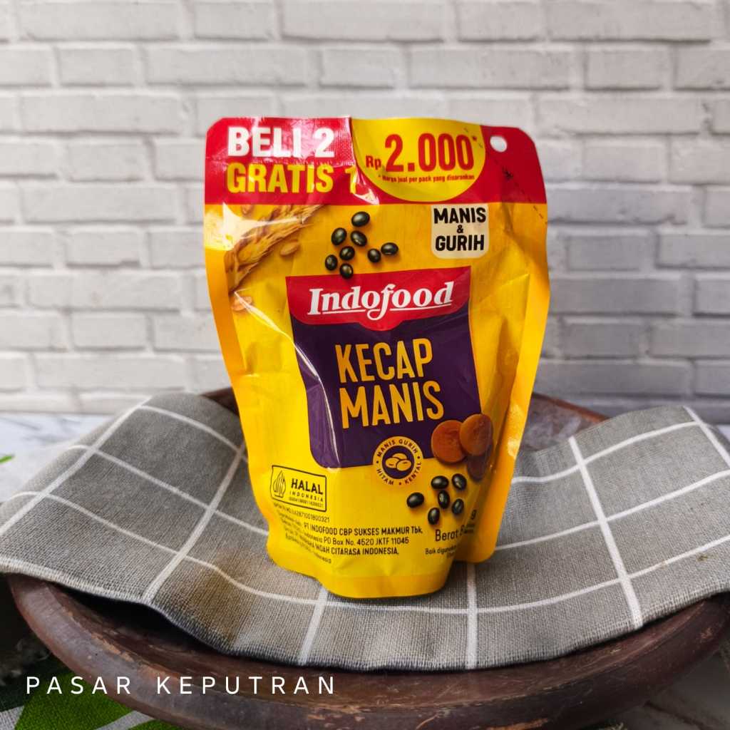 Kecap manis indofood sachet