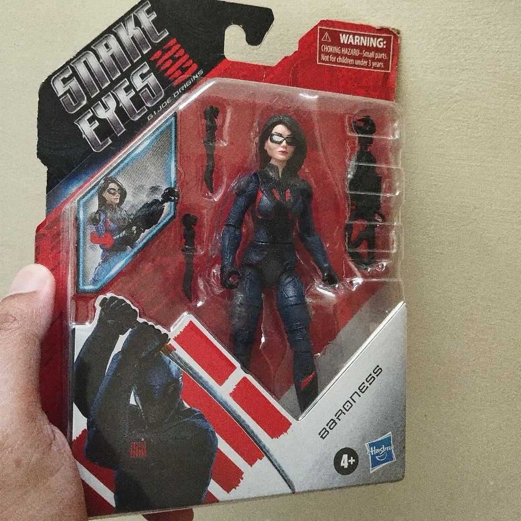Gi Joe Origins Snake Eyes Baroness figure