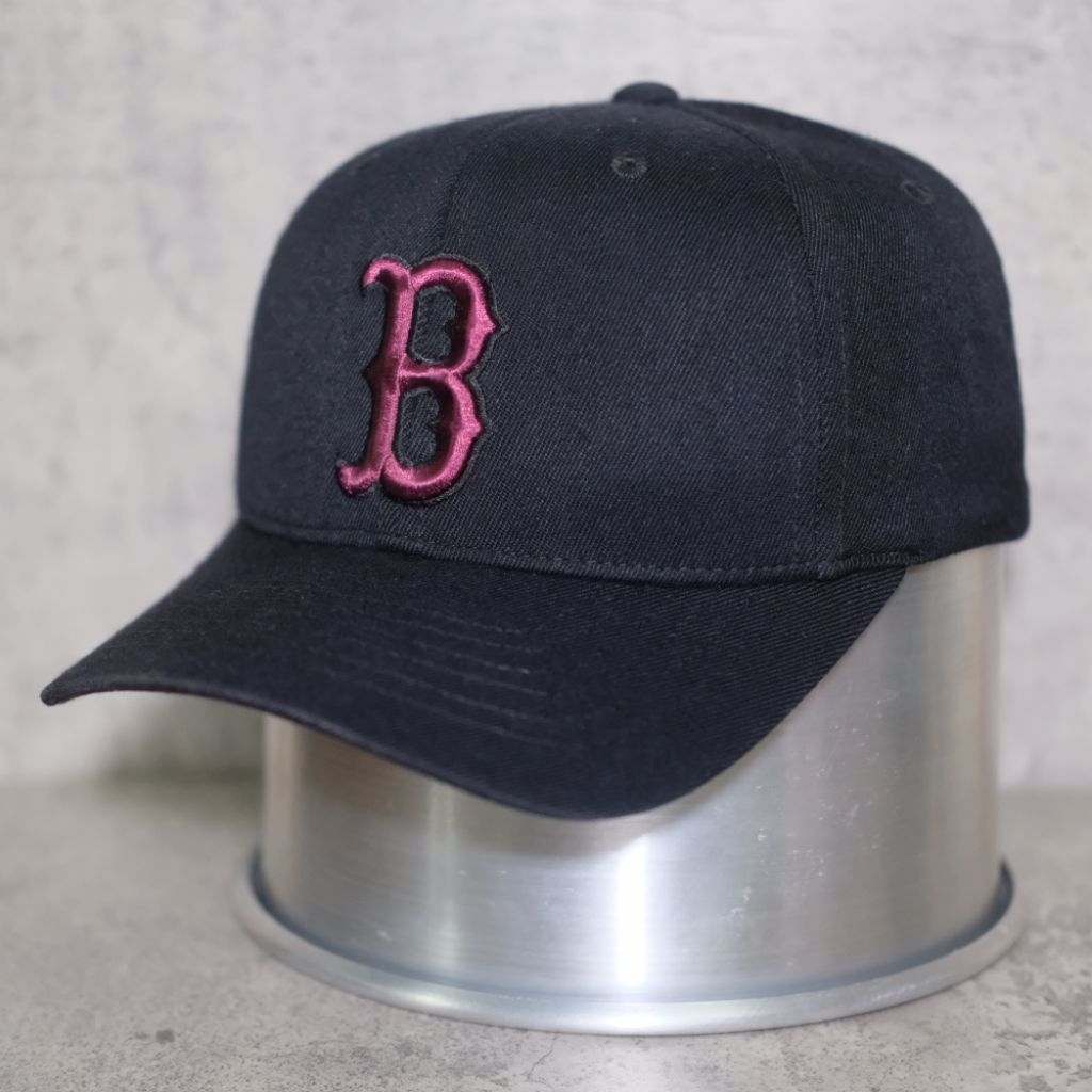 Topi baseball BOSTON MLB Original hitam