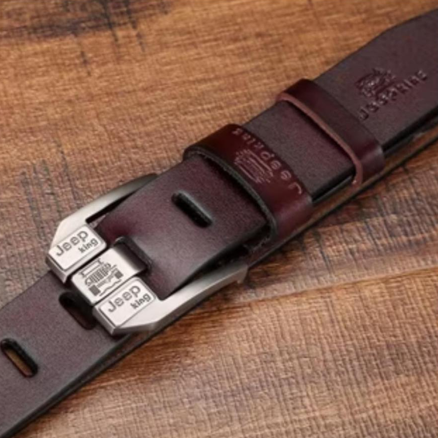 BIG SALE-belt jeep kulit asli pria berkualitas-ikat Pinggang Pria sabuk kulit trendy