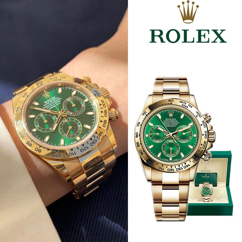 [Daytona] 100% ASLI Rolex Daytona Jam Tangan Rolex Pria M116508-0013 40mm Tahan air Jam Tangan Autom