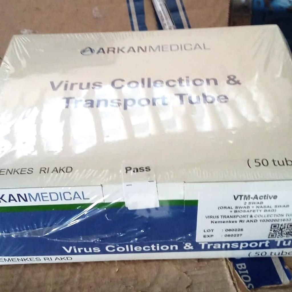 VTM Non Inactivated isi 50 AKD Cairan Merah Arkan Medical