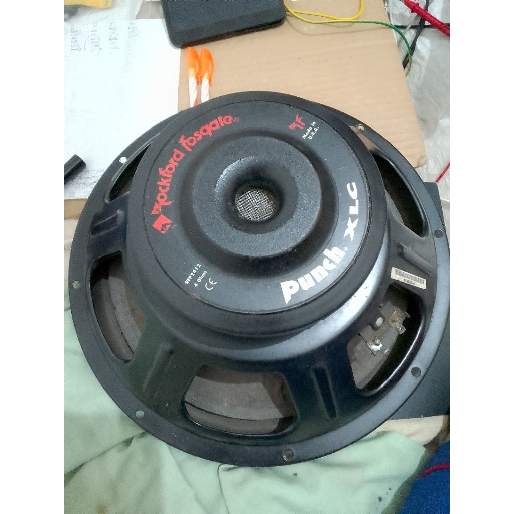 Speaker Subwoofer Rockford Fosgate 12 inch Punch XLC Made in USA