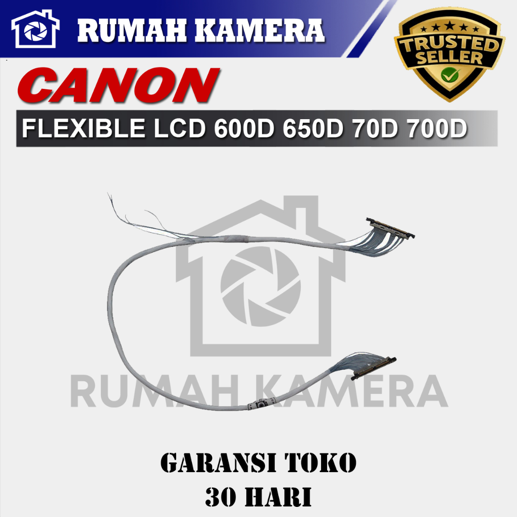 Kabel Flex Flexible LCD Rotasi 4 Kabel Keluar Kamera Canon 600D 650D 700D 70D