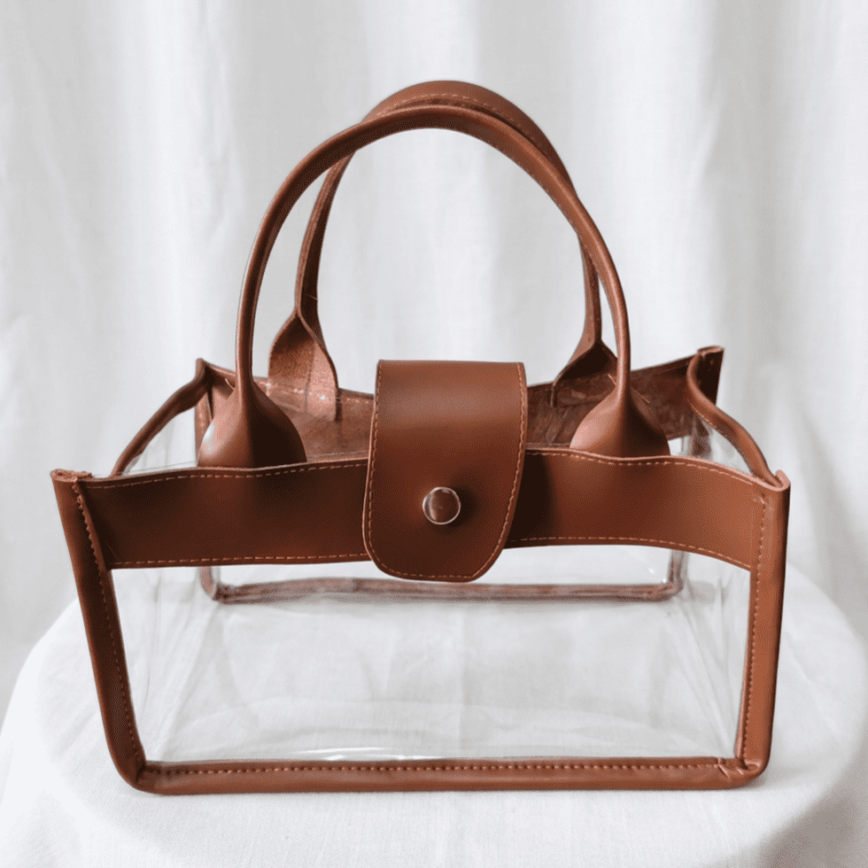 Tas Hampers Mika Premium, Hampers Lebaran, Goodiebag PVC, Tas Souvenir Transparan