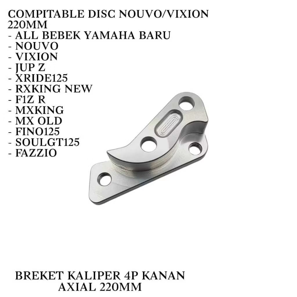 BREKET BRECKET KALIPER 4 PISTON 4P BIGPOT AXIAL BREMBO KTC FORMULA 8.1 NINJA R NINJA RR NINJA SS NIN