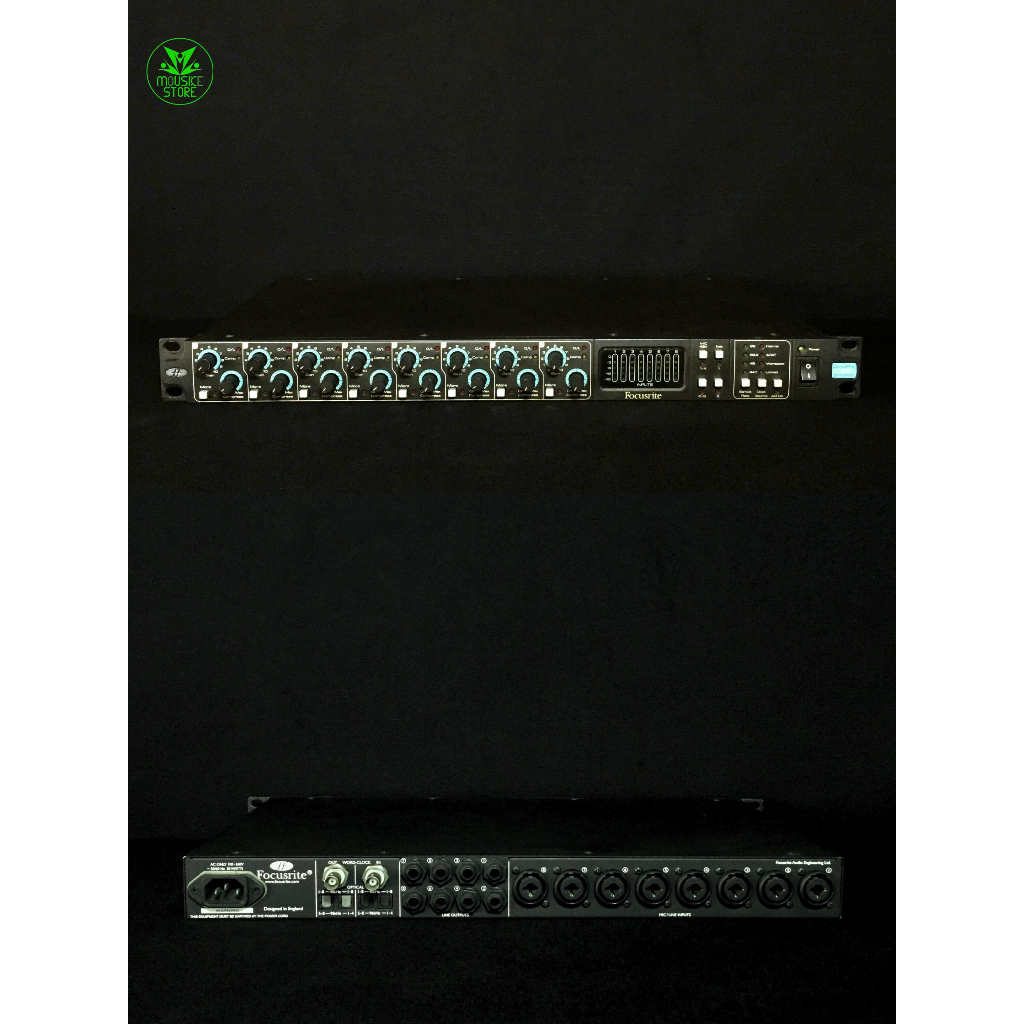 FOCUSRITE OCTOPRE MKII DYNAMIC 8-CHANNEL MIC PRE & COMPRESSOR (Kelengkapan Kabel Power)