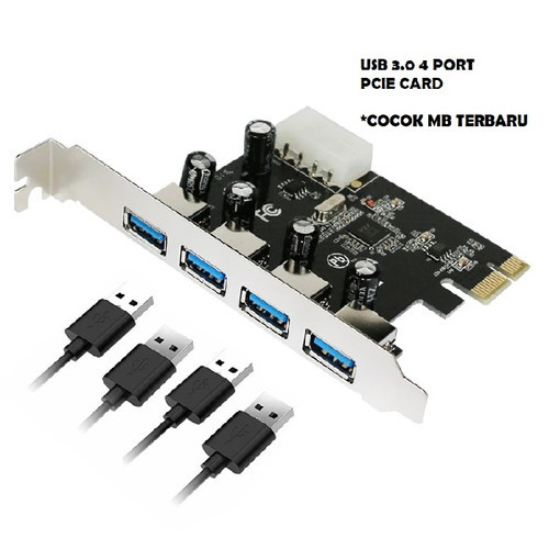 PCIE CARD  USB 3,0 4 PORT