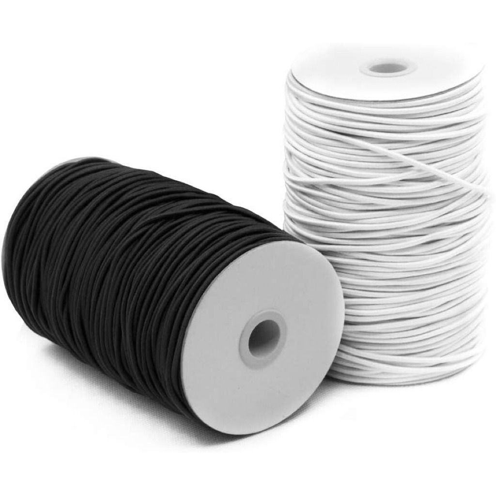 Tali Karet Bulat Elastis isi 100 Yard Tebal 2mm 2.5mm 3mm