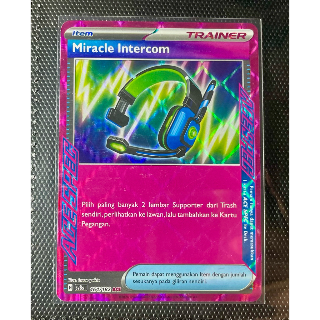 TCG Pokemon Kartu Item Trainer ACE