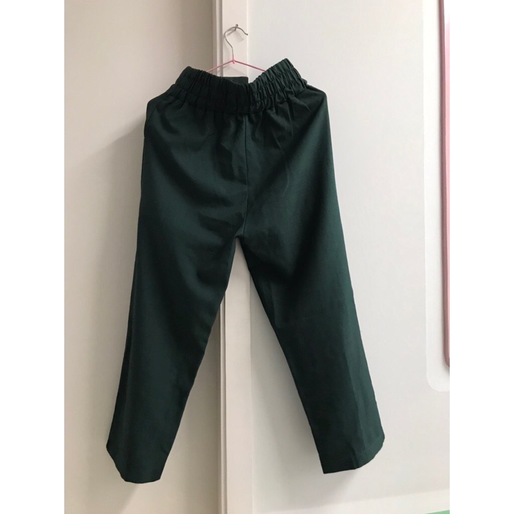 highwaist skinny pants emerald green~marveile