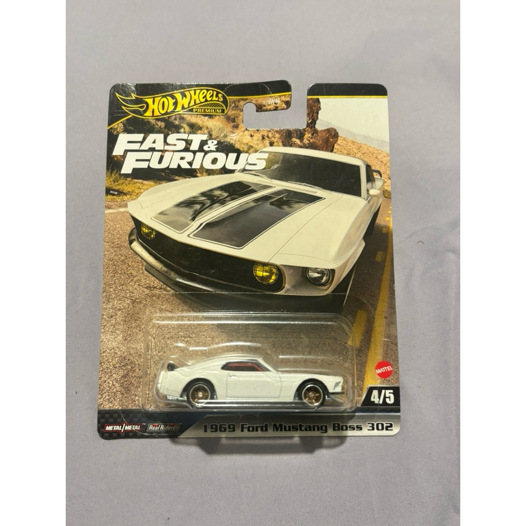 1969 Ford Mustang Boss 302 Hotwheels Premium