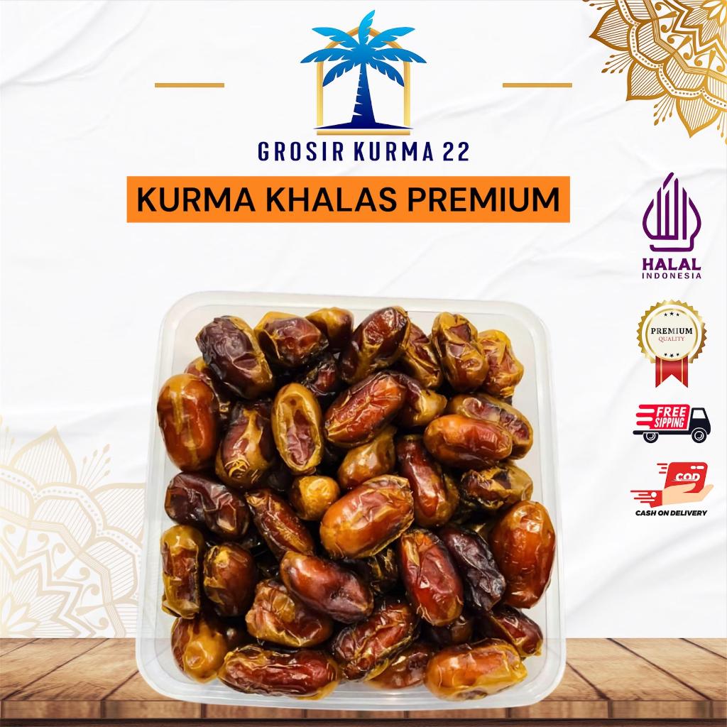 KURMA KHALAS 1kg / KURMA KHALAS / KURMA MURAH / KHALAS AL SAAD / KURMA KHALAS