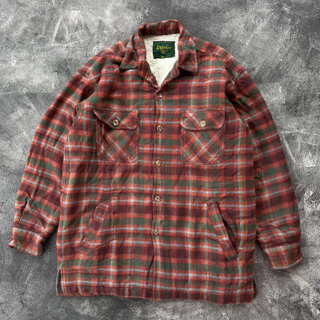 Crecolow Flannel Sherpa 4 Pocket
