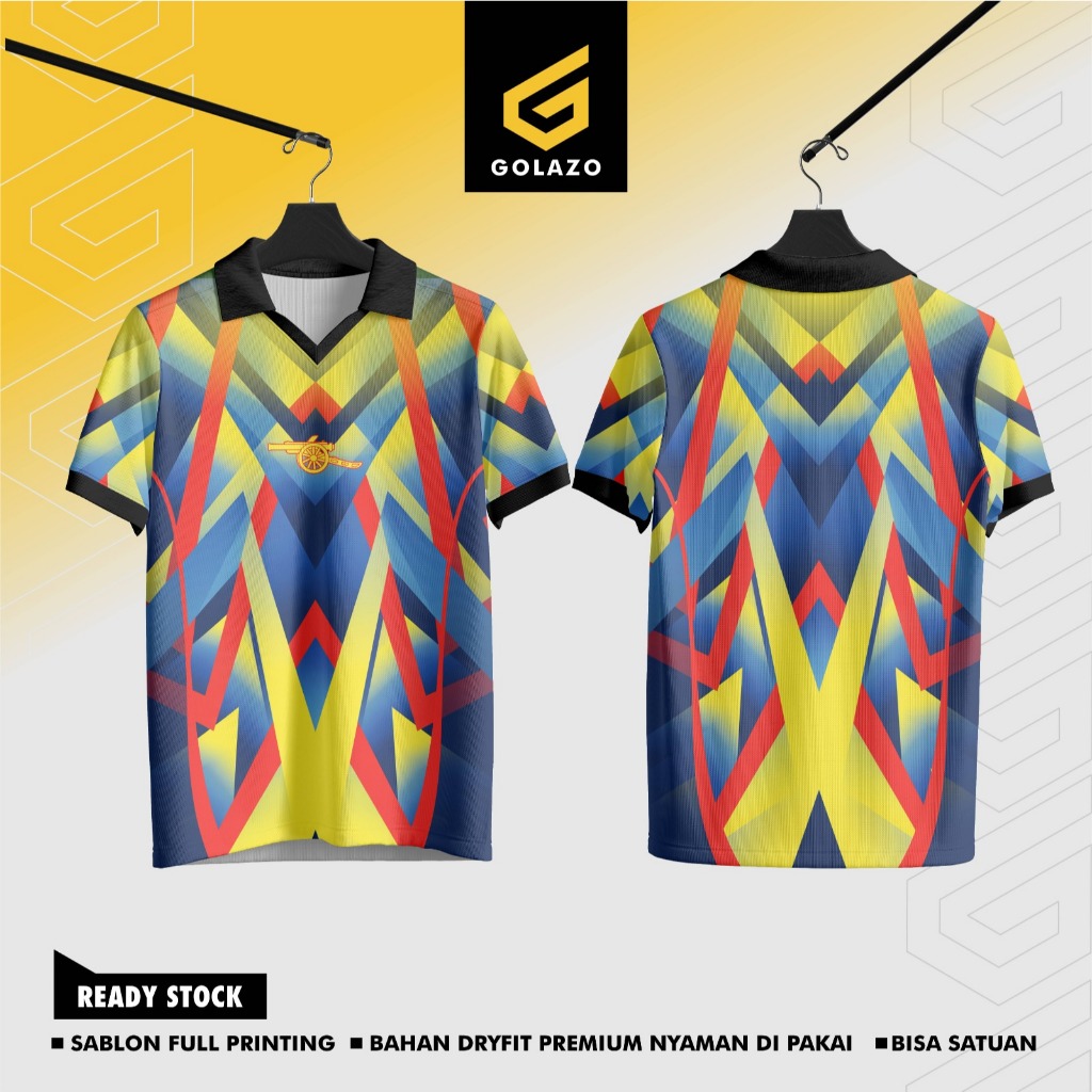 Jersey Vintage Arsenal Fantasy Full Printing Dryfit Milano