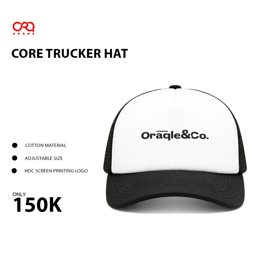 ORAQLE Trucker Hat Topi Trucker CORE Trucker