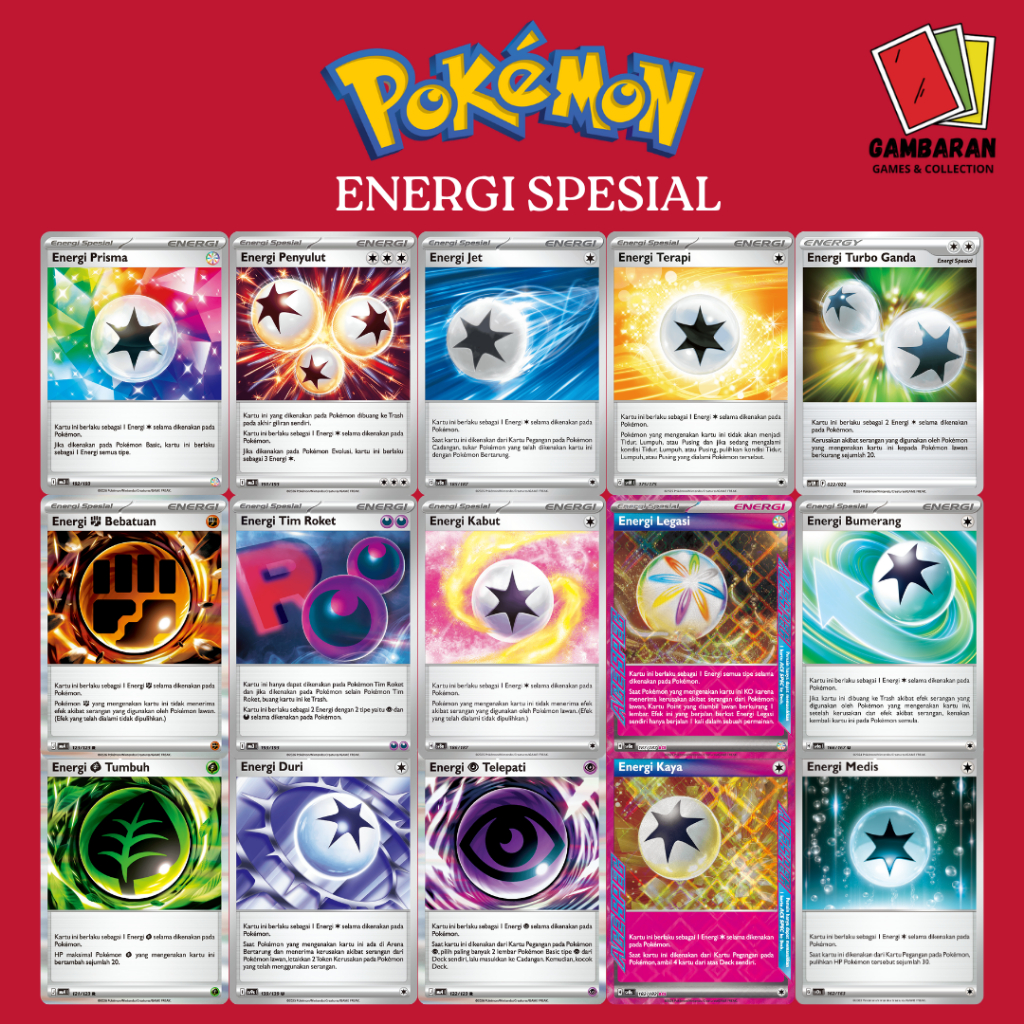 Kartu Energi Spesial Pokemon Indonesia TCG