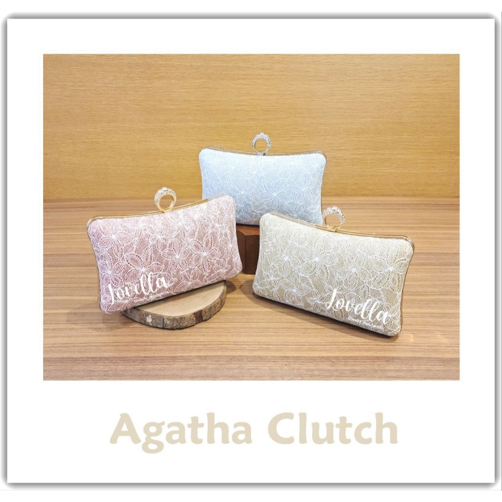 LOVELLA Agatha Clutch - Tas Pesta - Clutch Pesta - Tas Pesta Mewah - Tas Pesta Cantik - Tas Pesta Im