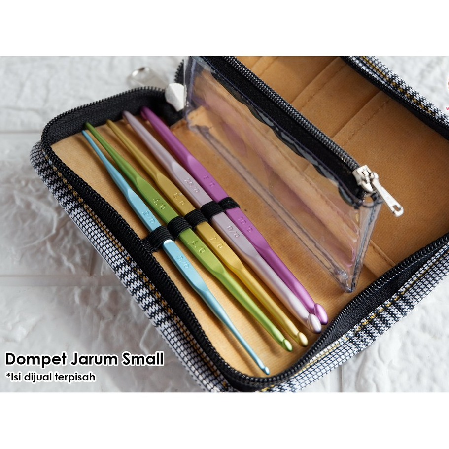 GOMERAJUT -  Dompet Hakpen Small Crochet Hook Case