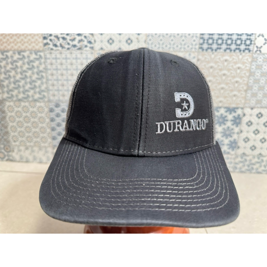 Topi Second Brand Branded Trucker Hitam Abu Durango No Tag