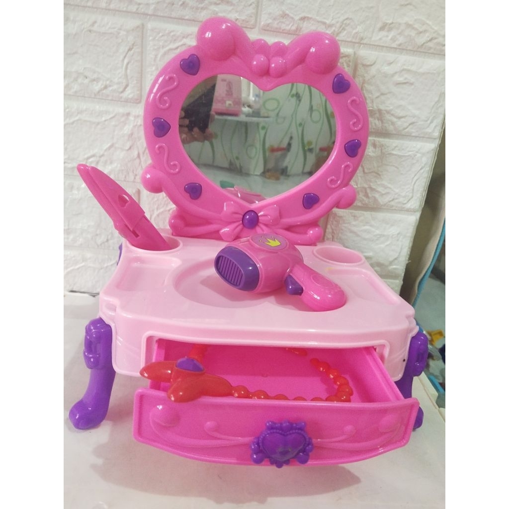 [preloved]mainan meja rias anak