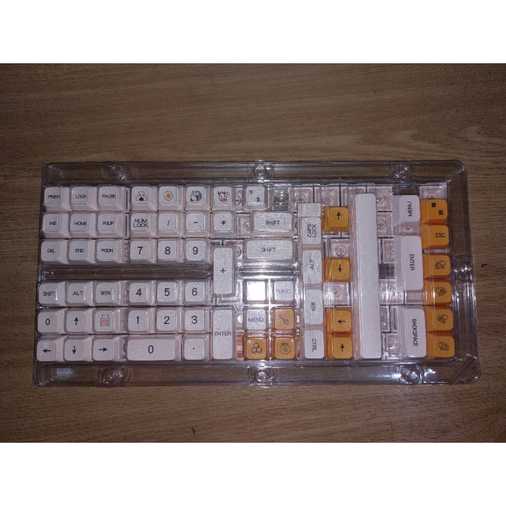 HONEY MILK KEYCAPS - XDA - PBT DYESUB