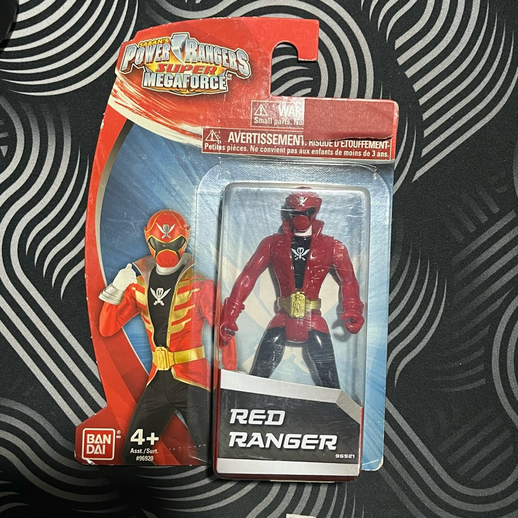 Power Rangers Super Megaforce Red Ranger action figure MISB