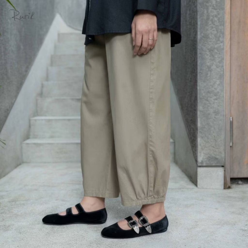 (NEW) KAMIR PANTS RURIK OFFICIAL - OLIVE SIZE XXL