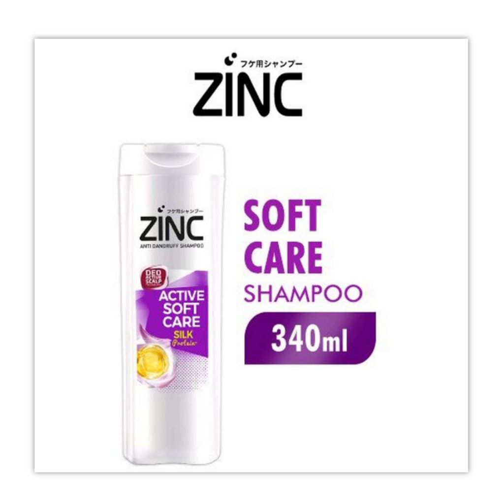Zinc Active Soft Care 340 ml Shampoo