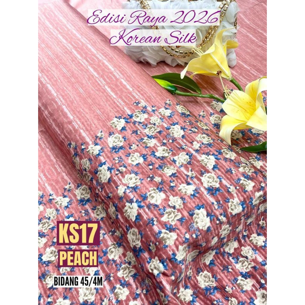 KAIN PASANG MALAYSIA ALFARO SILK DILENGKAPI BATU TABUR