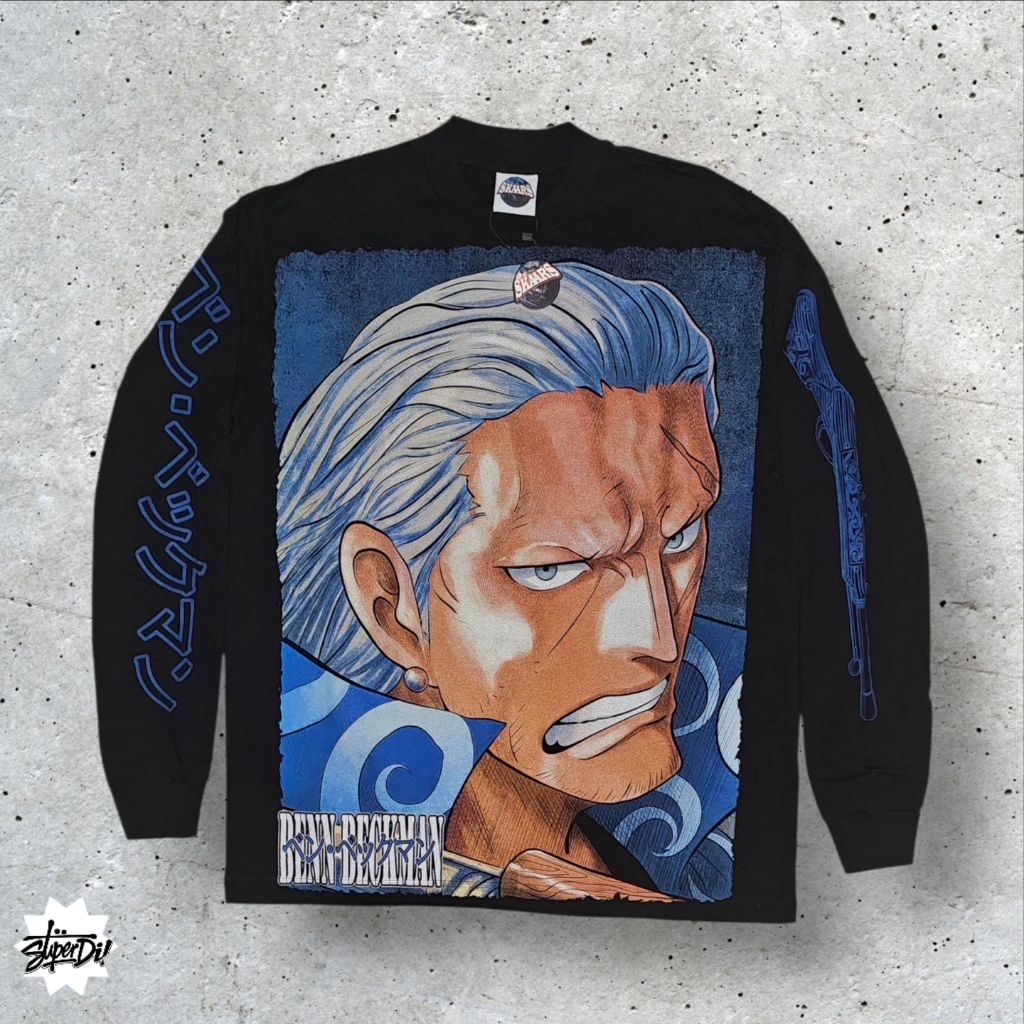 Kaos Bootleg Anime One Piece Ben Beckman