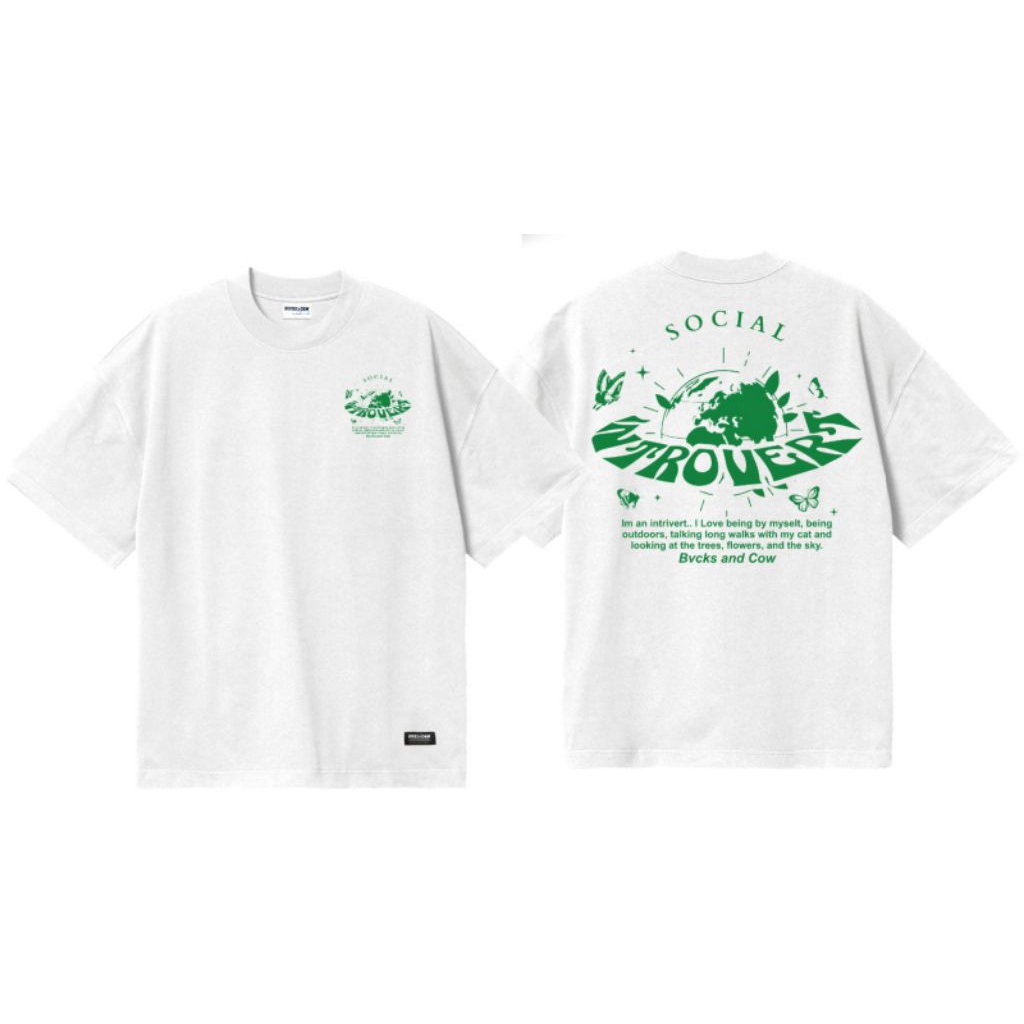 T-SHIRT BUCKSANDCOW OVERSIZE -  SOSIAL / KAOS BUCKS&COW