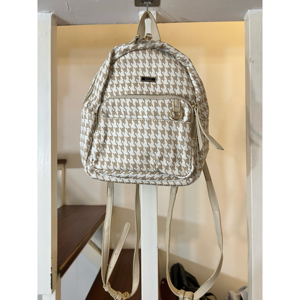 Backpack En-ji Original Sogo - Tas Ransel Wanita Like New