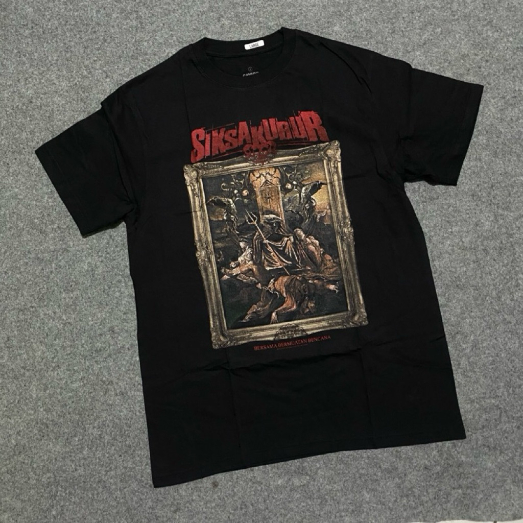 Siksa Kubur Death Metal Kaos Band Original