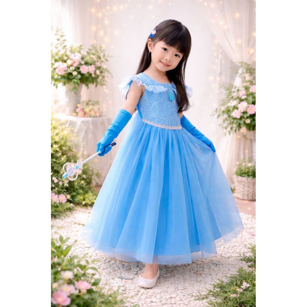 Gaun anak / frozen / dress anak frozen / baju anak frozen