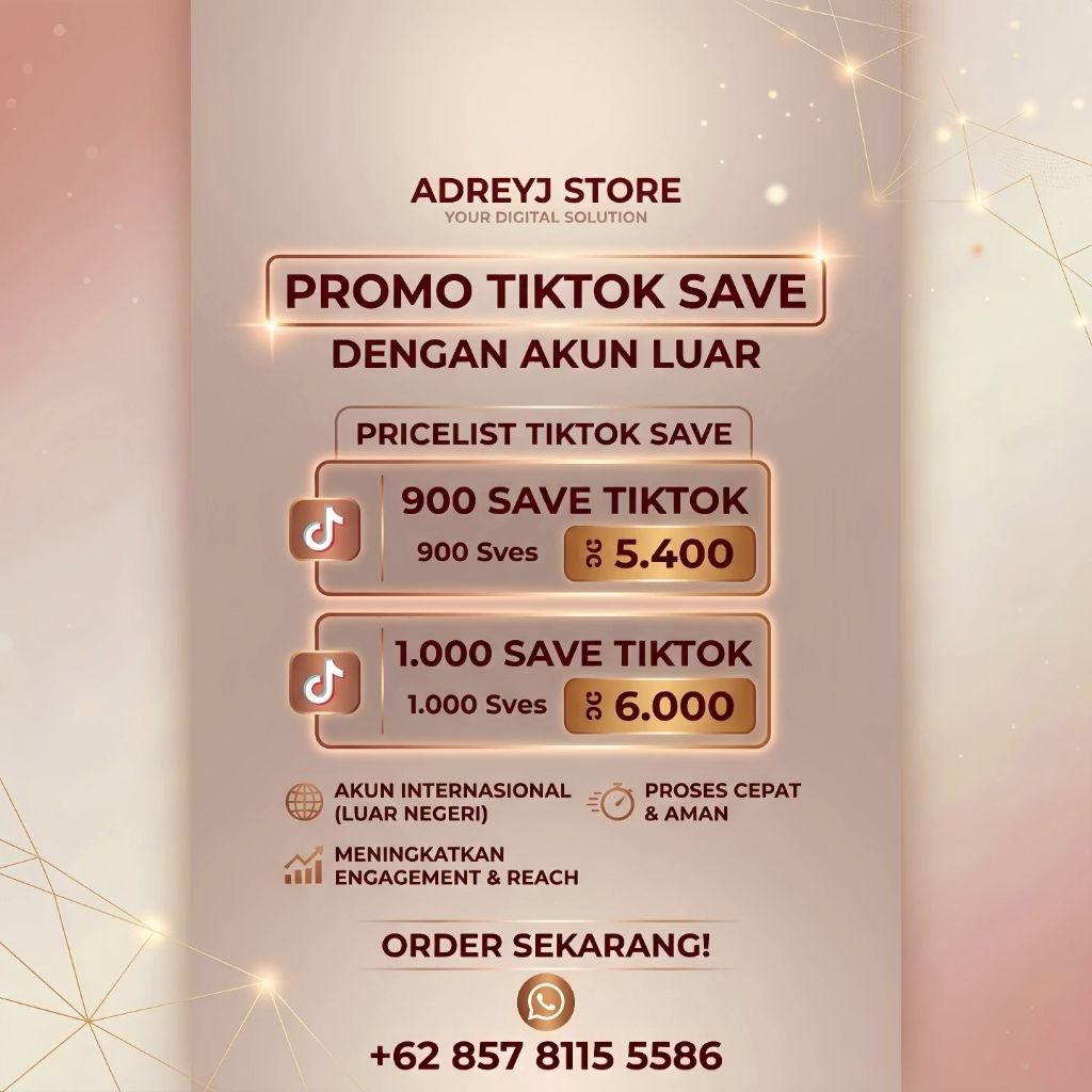 SAVE TikTok ( Akun Luar )