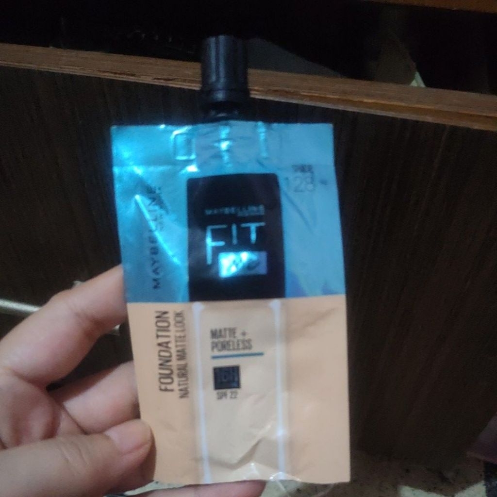 5ml Sachet Foundation Maybelline Fit Me Matte Poreless 128 - Ringan, Matte, dan Tahan Lama