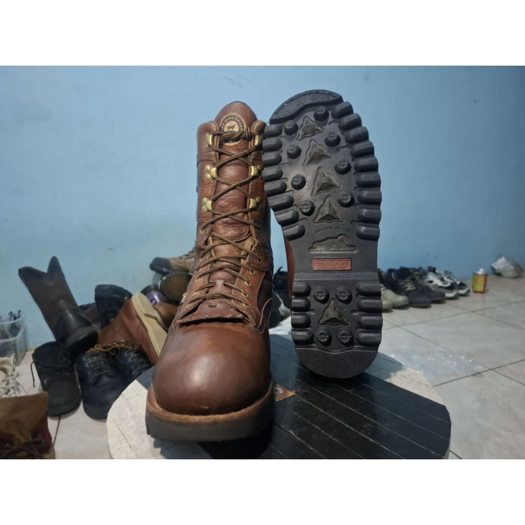 Sepatu Boots Second Irish Setter by Red Wing Size 44 insol 28,5 cm (bukan safety)
