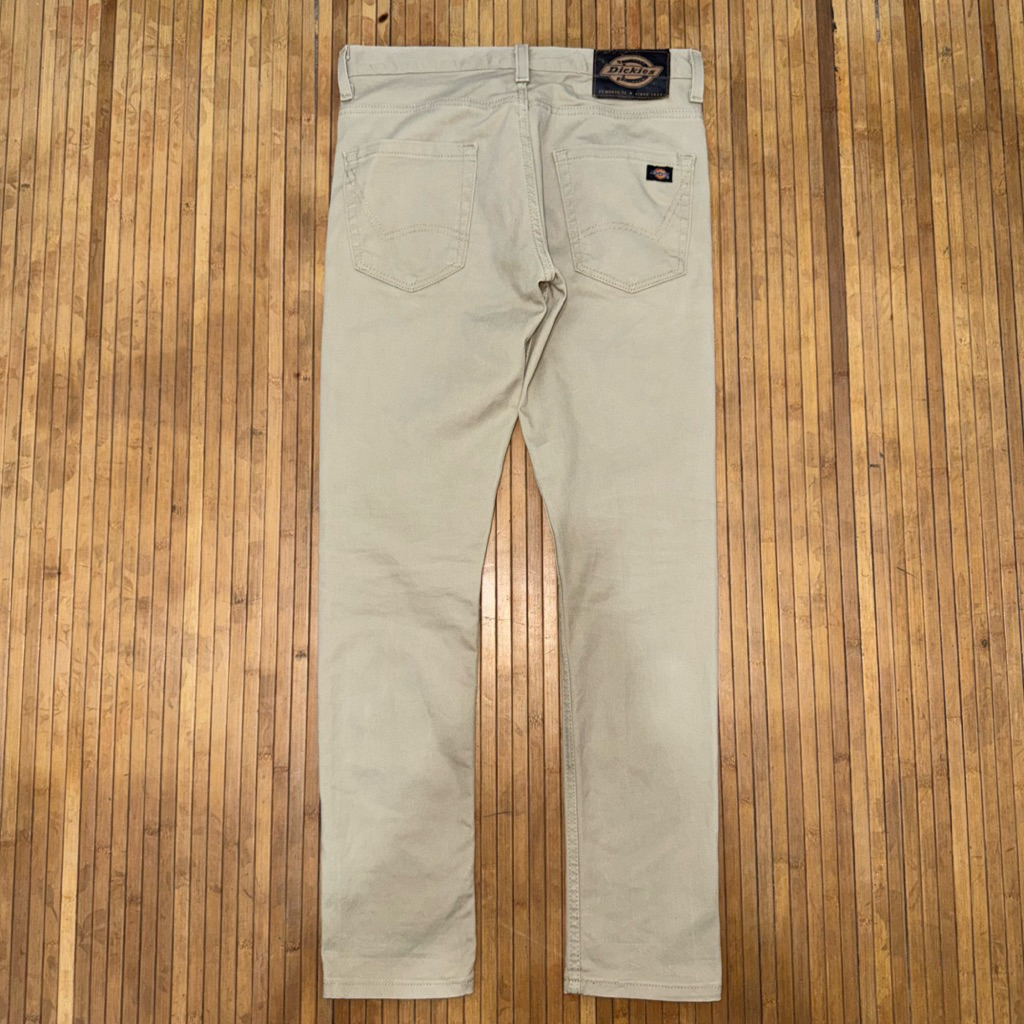 DICKIES WP810BT SKINNY FIT STRAIGHT KHAKI MEXICO RAW DENIM JEANS