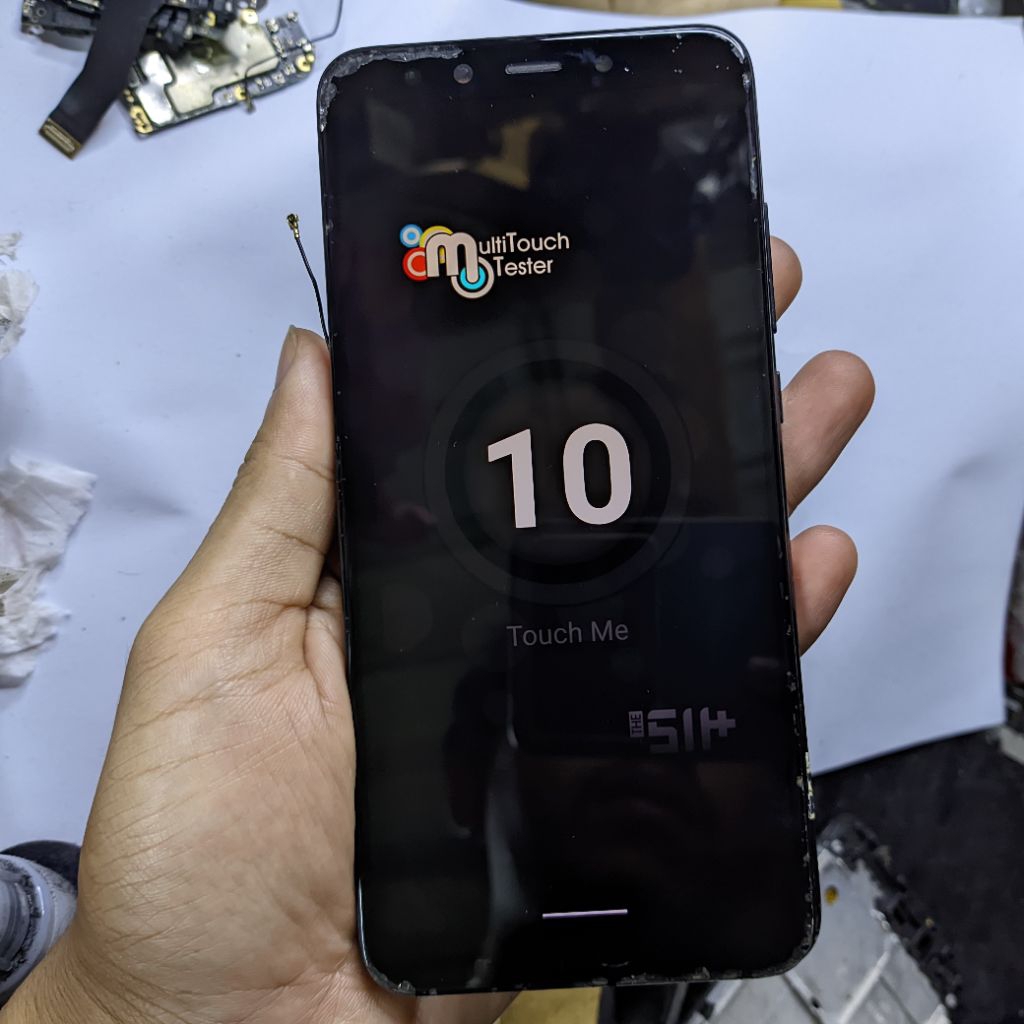 LCD MI A2 / MI 6X Original Copotan + frame LCD Touchscreen Xiaomi MIA2 Big / MI6X Ori cabutan