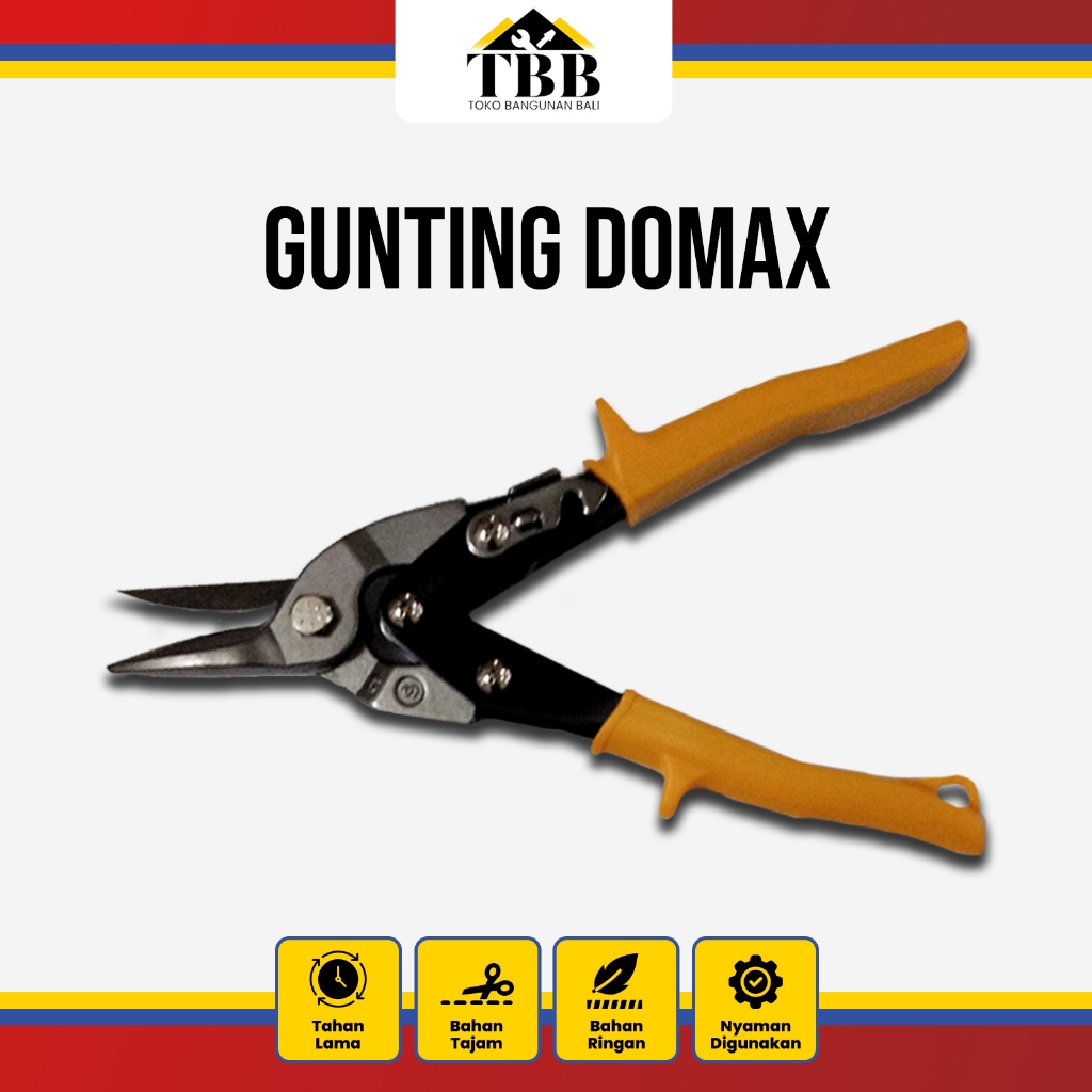 Gunting Domax Aviation Snip  Gunting Hollow/Baja ringan