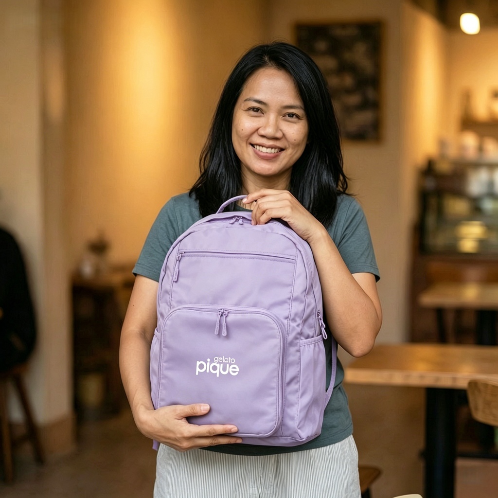 Gelato Pique Tas Bahu Wanita Elegan Shoulder Bag Stylish untuk Kerja Kondangan dan Pesta Ungu