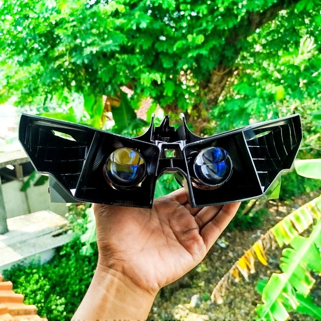 Krum retrofit lampu depan Honda Vario 125 LED old 150 LED old PNO h4 2 lampu