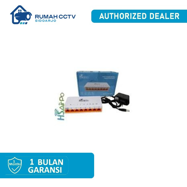 SWITCH POE 8 PORT HSAIRPO SG108P GIGABIT PASSIVE