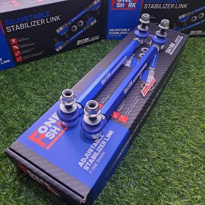 F-One Shark FOS Front Sway Bar Link Stabilizer Link Stabil Adjustable ADJ All New Avanza Veloz, Xeni