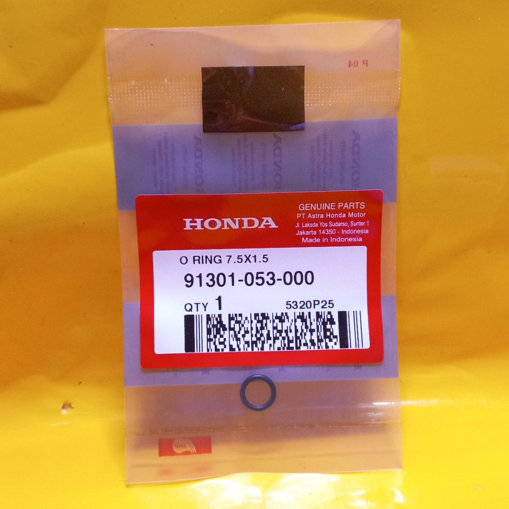 seal oring ujung as pully belakang matic honda ori
