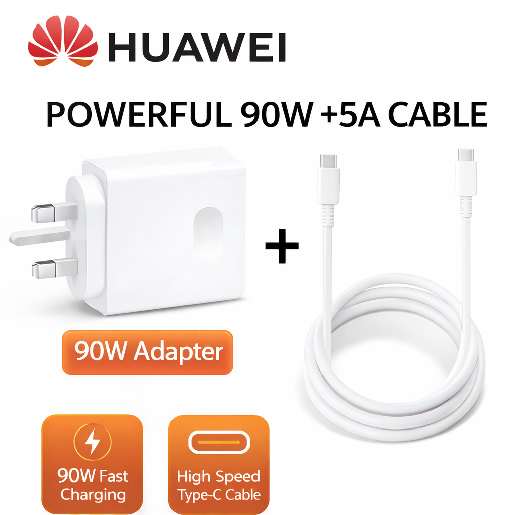 Charger Laptop Huawei 90 Watt Fash charging For MacBook/Laptop Huawei