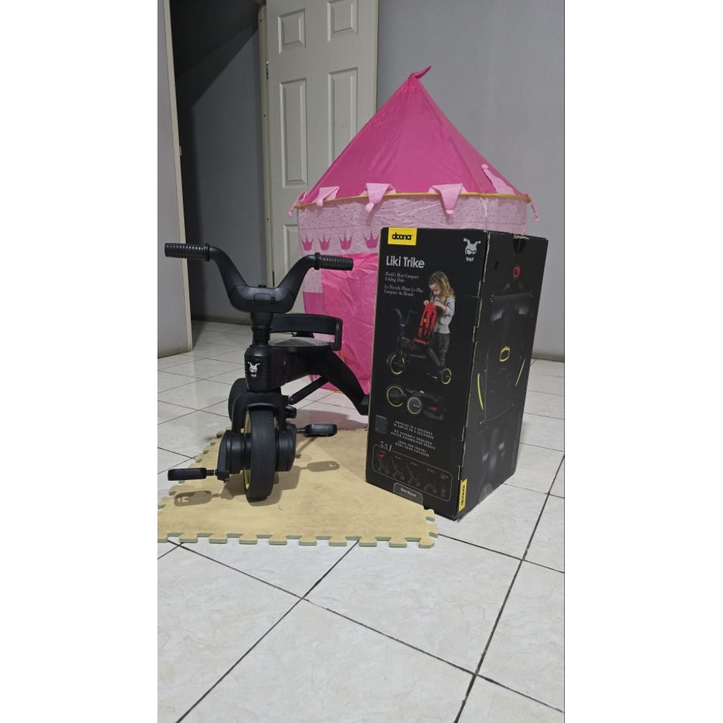 Sepeda anak Doona Liki Trike S1 5In1 sepeda lipat travel friendly Grey Hound preloved second
