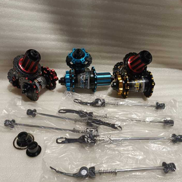 HUB FREE HUB MTB MERK SYTE D455 HOLE 32 CAKRAM 6BOLT MODEL QR DAN TA BELAKANG