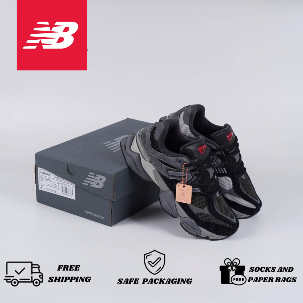 Sepatu New Balance 9060 Black Castlerook Original Pria Wanita NB 9060 Premium Sneakers Import